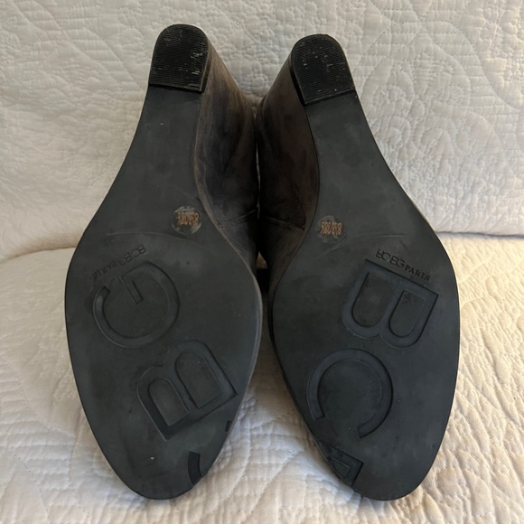 BCBG Paris Gray Wyno Wedge Booties 8.5 - Picture 5 of 7
